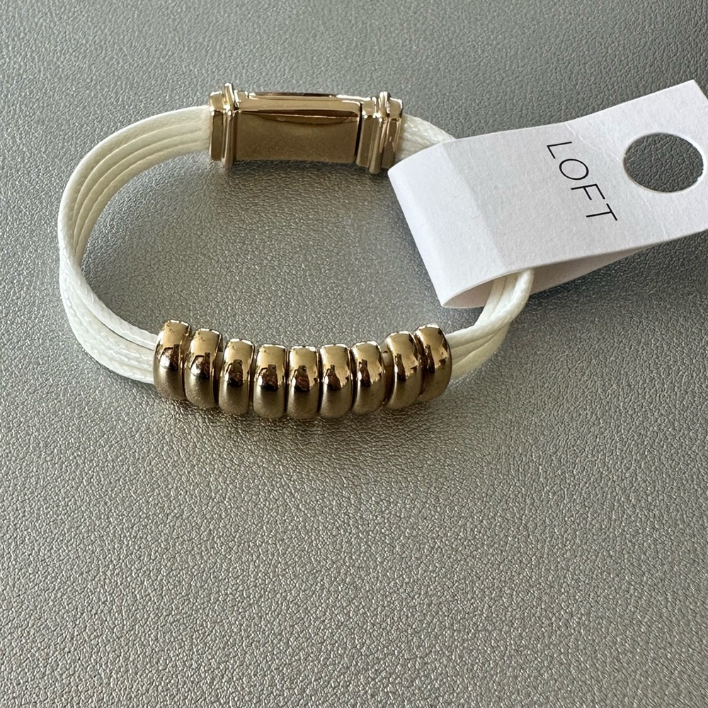 Gold & White Loft Bracelet